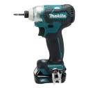 Atornillador de impacto Makita TD111DSAE - 12Vmax, 135 Nm, motor sin escobillas, 2 velocidades