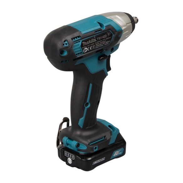 Llave de impacto 12V Makita TW140DSAJ - Compacta, 140 Nm, luz LED, 2 baterías 2.0 Ah Llave de impacto 12V Makita TW140DSAJ - Compacta, 140 Nm, luz LED, 2 baterías 2.0 Ah