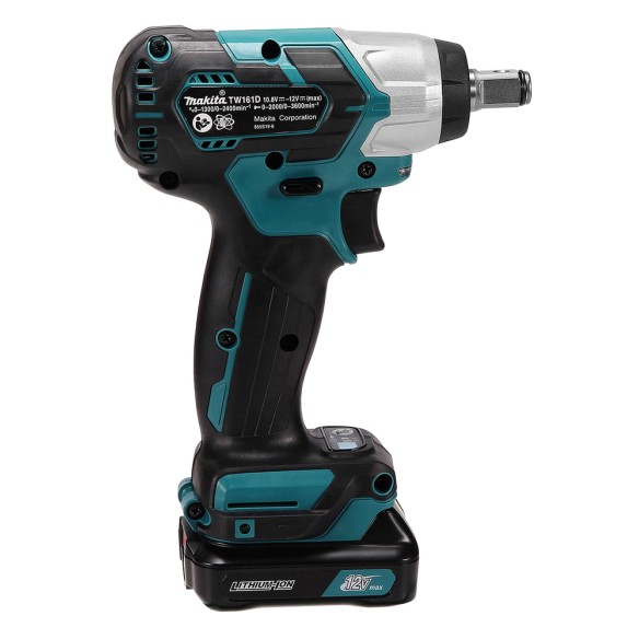 Llave de impacto Makita TW161DSAJ 12V - 165 Nm - Compacta y ligera con luz LED Llave de impacto Makita TW161DSAJ 12V - 165 Nm - Compacta y ligera con luz LED