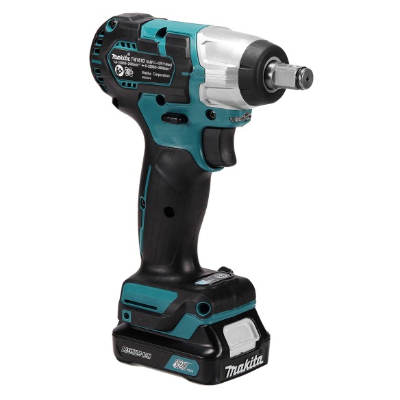 Llave de impacto Makita TW161DSAJ 12V - 165 Nm - Compacta y ligera con luz LED Llave de impacto Makita TW161DSAJ 12V - 165 Nm - Compacta y ligera con luz LED