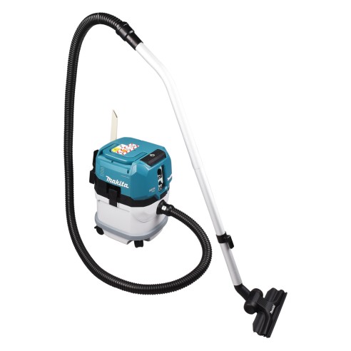 Aspirador a batería Makita VC004GLZ01 - 40Vmax - Filtro HEPA - 15 L - Tecnología AWS - Sin baterías ni cargador