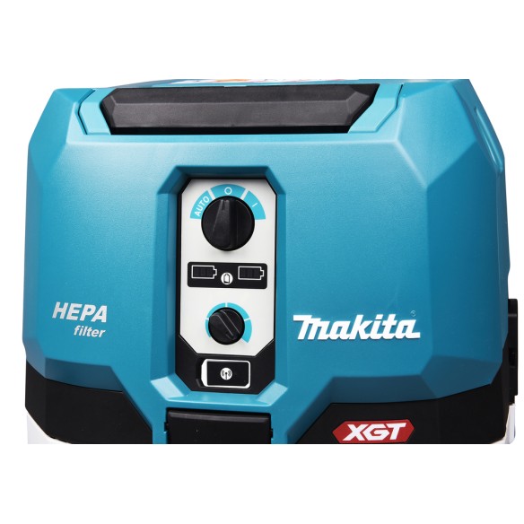 Aspirador a batería Makita VC004GLZ01 - 40Vmax - Filtro HEPA - 15 L - Tecnología AWS - Sin baterías ni cargador Aspirador a batería Makita VC004GLZ01 - 40Vmax - Filtro HEPA - 15 L - Tecnología AWS - Sin baterías ni cargador
