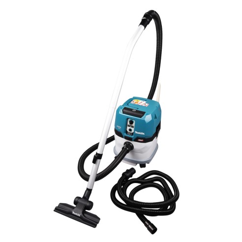 Aspirador a batería Makita VC004GLZ01 - 40Vmax - Filtro HEPA - 15 L - Tecnología AWS - Sin baterías ni cargador