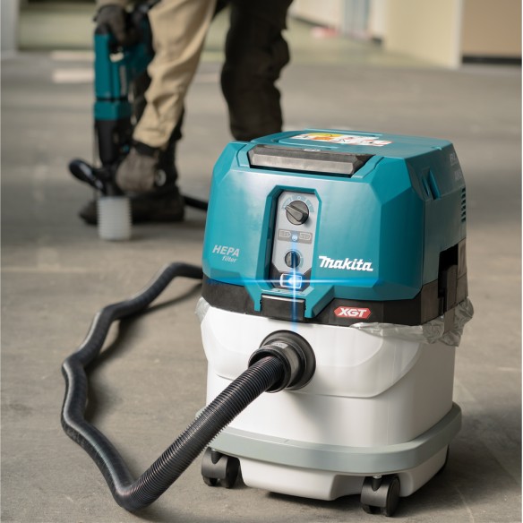 Aspirador a batería Makita VC004GLZ01 - 40Vmax - Filtro HEPA - 15 L - Tecnología AWS - Sin baterías ni cargador Aspirador a batería Makita VC004GLZ01 - 40Vmax - Filtro HEPA - 15 L - Tecnología AWS - Sin baterías ni cargador