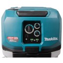 Aspirador Makita VC006GMZ01 - 40Vmax x2 - 40L polvo seco, 30L líquidos, filtro M HEPA, autolimpiante - Sin baterías ni cargador