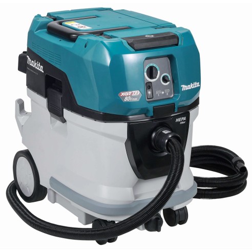 Aspirador XGT® Makita VC007GLZ01 - 40L, 180 mbar, motor sin escobillas, autolimpieza HEPA - Sin baterías ni cargador