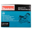 Ingletadora telescópica Makita LS1110F - 1450 W, 260 mm, luz LED, extracción de polvo