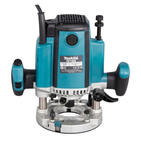Fresadora de superficie Makita RP1802 - 1850 W, ajuste de profundidad, arranque suave