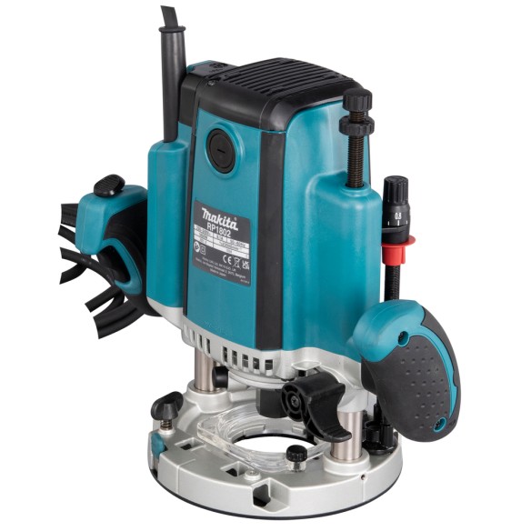 Fresadora de superficie Makita RP1802 - 1850 W, ajuste de profundidad, arranque suave
