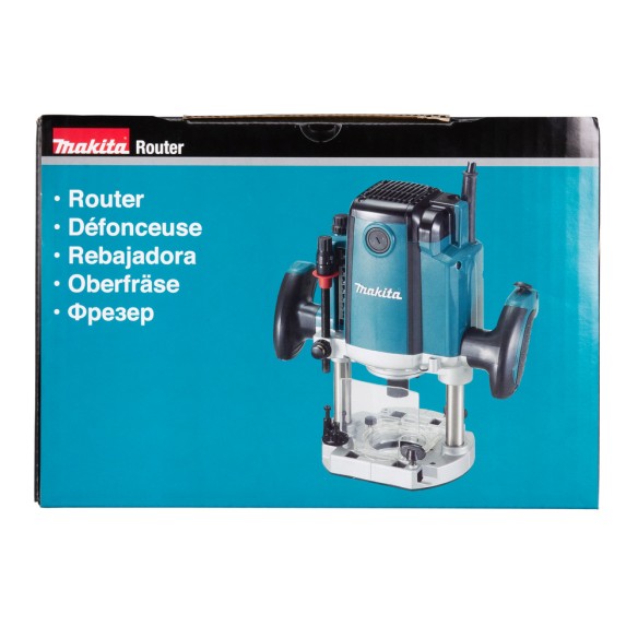 Fresadora de superficie Makita RP1802 - 1850 W, ajuste de profundidad, arranque suave