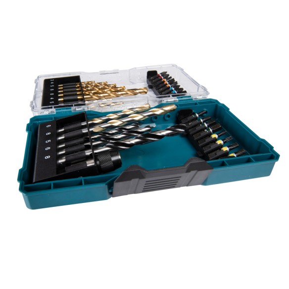 Estuche de brocas y puntas para taladro Makita E-07054 - 29 pcs Estuche de brocas y puntas para taladro Makita E-07054 - 29 pcs