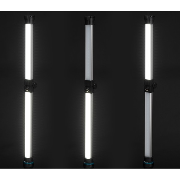 Luz LED tipo barra plegable Makita DML818 - 18V - 1700 lúmenes - 3 modos de iluminación Luz LED tipo barra plegable Makita DML818 - 18V - 1700 lúmenes - 3 modos de iluminación