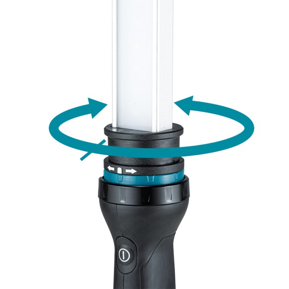 Luz LED tipo barra plegable Makita ML012G - 40Vmax - 1700 lm - 3 modos de iluminación Luz LED tipo barra plegable Makita ML012G - 40Vmax - 1700 lm - 3 modos de iluminación