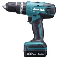 Taladro combinado Makita HP347D001 - 14,4V - 30 Nm - Compacto y ligero, 2 velocidades mecánicas 2