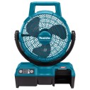 Ventilador portátil Makita CF001GZ - 40Vmax - 3 velocidades y oscilación automática 45º - Sin batería ni cargador