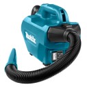 Aspirador portátil Makita CL121DZ 12V - 46 mbar - 0,5 L - Ideal para limpieza de coches - Sin batería ni cargador