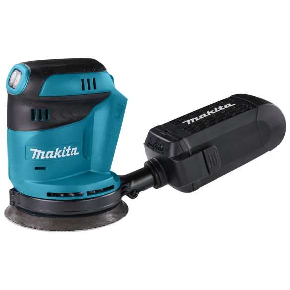 Lijadora rotorbital Makita DBO180Z 18V - 125 mm, 3 velocidades, extracción de polvo  - Sin batería ni cargador ni maletín Lijadora rotorbital Makita DBO180Z 18V - 125 mm, 3 velocidades, extracción de polvo  - Sin batería ni cargador ni maletín