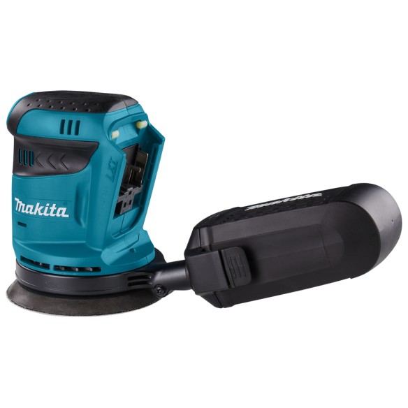 Lijadora rotorbital Makita DBO180Z 18V - 125 mm, 3 velocidades, extracción de polvo  - Sin batería ni cargador ni maletín Lijadora rotorbital Makita DBO180Z 18V - 125 mm, 3 velocidades, extracción de polvo  - Sin batería ni cargador ni maletín