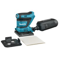 Lijadora orbital a batería Makita DBO481Z - 18V, recogida de polvo, freno eléctrico - Sin batería ni cargador ni maletín 2