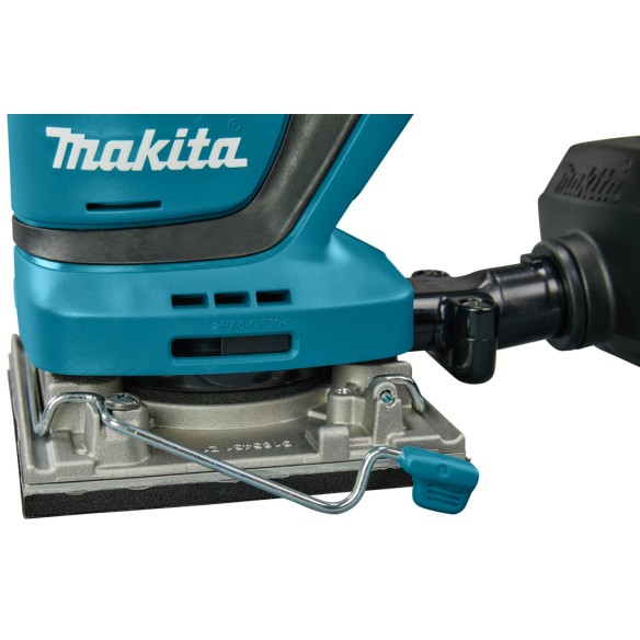 Lijadora de acabado a batería Makita DBO484Z - 18V - 2 velocidades - recogida de polvo - Sin batería ni cargador ni maletín Lijadora de acabado a batería Makita DBO484Z - 18V - 2 velocidades - recogida de polvo - Sin batería ni cargador ni maletín