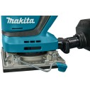 Lijadora de acabado a batería Makita DBO484Z - 18V - 2 velocidades - recogida de polvo - Sin batería ni cargador ni maletín