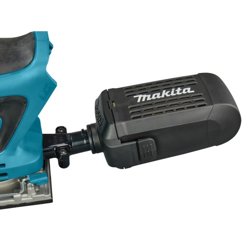 Lijadora de acabado a batería Makita DBO484Z - 18V - 2 velocidades - recogida de polvo - Sin batería ni cargador ni maletín