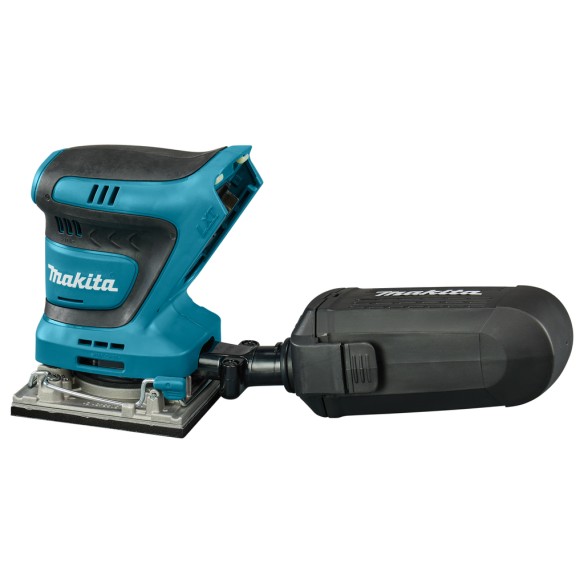 Lijadora de acabado a batería Makita DBO484Z - 18V - 2 velocidades - recogida de polvo - Sin batería ni cargador ni maletín Lijadora de acabado a batería Makita DBO484Z - 18V - 2 velocidades - recogida de polvo - Sin batería ni cargador ni maletín