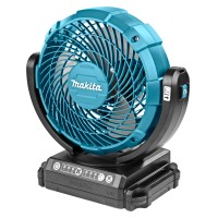 Ventilador a batería Makita DCF102Z - Compacto 14,4/18V con 3 velocidades y acción pendular - Sin batería ni cargador