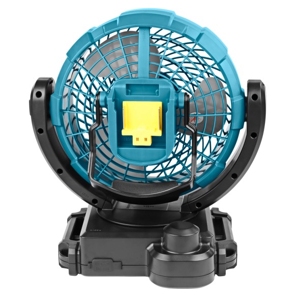 Ventilador a batería Makita DCF102Z - Compacto 14,4/18V con 3 velocidades y acción pendular - Sin batería ni cargador Ventilador a batería Makita DCF102Z - Compacto 14,4/18V con 3 velocidades y acción pendular - Sin batería ni cargador