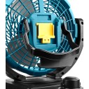 Ventilador a batería Makita DCF102Z - Compacto 14,4/18V con 3 velocidades y acción pendular - Sin batería ni cargador