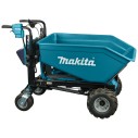 Carretilla eléctrica Makita DCU603Z - 36V (18V x2) - 180 kg capacidad, 3 velocidades - Sin batería ni cargador