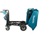 Carretilla eléctrica Makita DCU603Z - 36V (18V x2) - 180 kg capacidad, 3 velocidades - Sin batería ni cargador