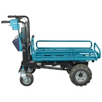 Carretilla a batería Makita DCU604Z - 36V (18V x2) - 180 kg capacidad, motor sin escobillas - Sin batería ni cargador 2