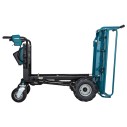 Carretilla a batería Makita DCU604Z - 36V (18V x2) - 180 kg capacidad, motor sin escobillas - Sin batería ni cargador