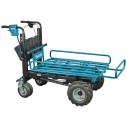 Carretilla a batería Makita DCU604Z - 36V (18V x2) - 180 kg capacidad, motor sin escobillas - Sin batería ni cargador