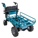 Carretilla a batería Makita DCU604Z - 36V (18V x2) - 180 kg capacidad, motor sin escobillas - Sin batería ni cargador