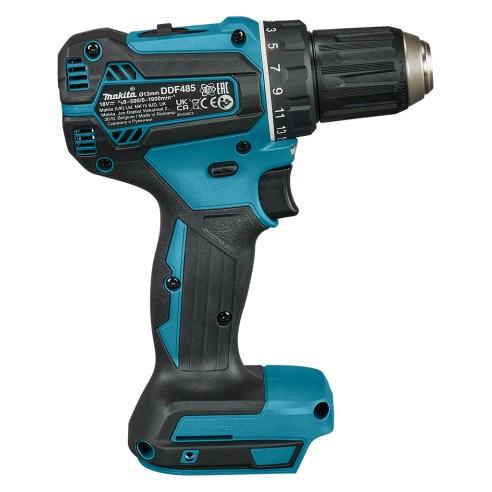 Taladro atornillador Makita DDF485Z 18V - Motor sin escobillas, 50 Nm, luz LED integrada - Sin batería ni cargador ni maletín