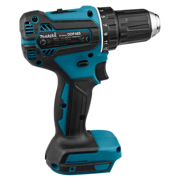 Taladro atornillador Makita DDF485Z 18V - Motor sin escobillas, 50 Nm, luz LED integrada - Sin batería ni cargador ni maletín