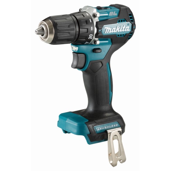 Taladro atornillador Makita DDF487Z - 18V, 40 Nm, 2 velocidades, motor sin escobillas - Sin batería ni cargador ni maletín