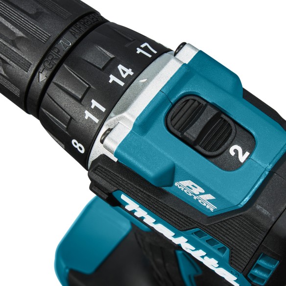 Taladro atornillador Makita DDF487Z - 18V, 40 Nm, 2 velocidades, motor sin escobillas - Sin batería ni cargador ni maletín