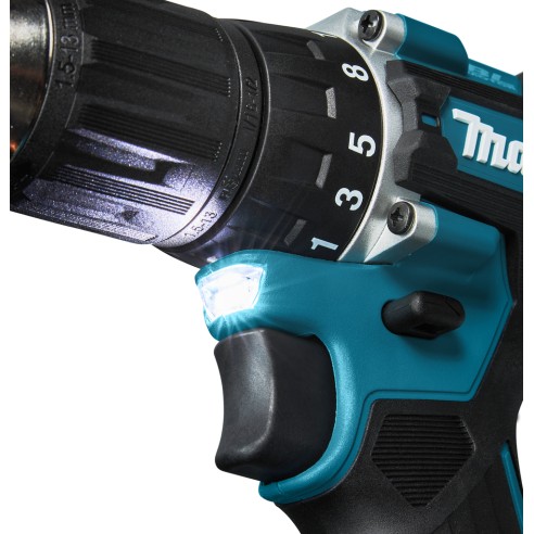 Taladro atornillador Makita DDF487Z - 18V, 40 Nm, 2 velocidades, motor sin escobillas - Sin batería ni cargador ni maletín
