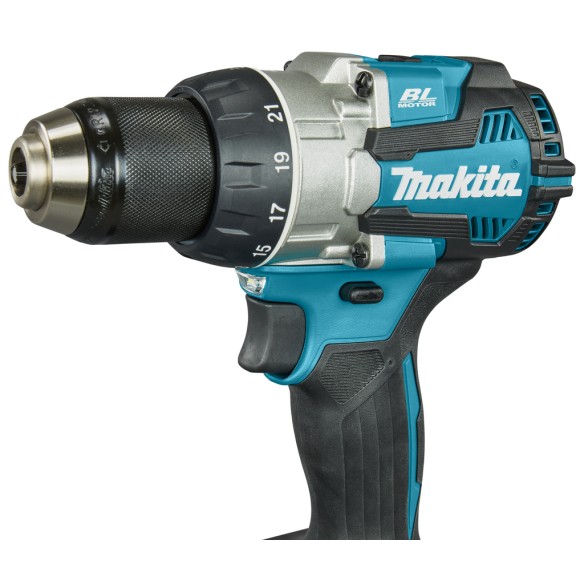 Taladro atornillador a batería Makita DDF489Z - 18V, 73 Nm, motor sin escobillas - Sin batería ni cargador ni maletín