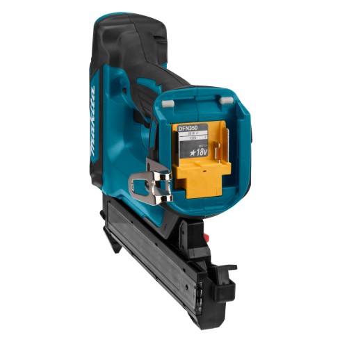 Clavadora neumática a batería Makita DFN350Z - 18V - Luz LED y ajuste de profundidad - Sin batería ni cargador ni maletín