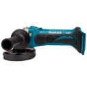 Miniamoladora Makita DGA452Z - 115 mm - 18V - Sistema anti-restart, diseño delgado - Sin batería ni cargador ni maletín