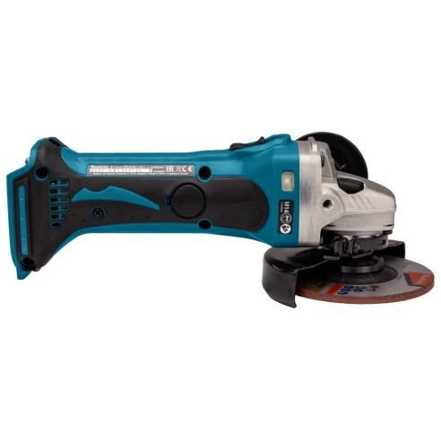 Miniamoladora Makita DGA452Z - 115 mm - 18V - Sistema anti-restart, diseño delgado - Sin batería ni cargador ni maletín