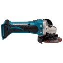 Miniamoladora Makita DGA452Z - 115 mm - 18V - Sistema anti-restart, diseño delgado - Sin batería ni cargador ni maletín