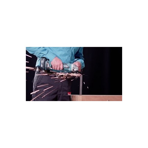 Miniamoladora Makita DGA504Z - 125 mm - 18V - Motor sin escobillas, arranque suave - Sin batería ni cargador ni m