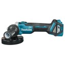 Miniamoladora Makita DGA511Z - 125 mm - 18V - Sin escobillas, velocidad variable - Sin batería ni cargador ni maletín