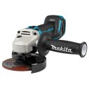 Miniamoladora Makita DGA511Z - 125 mm - 18V - Sin escobillas, velocidad variable - Sin batería ni cargador ni maletín