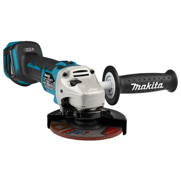 Miniamoladora Makita DGA511Z - 125 mm - 18V - Sin escobillas, velocidad variable - Sin batería ni cargador ni maletín Miniamoladora Makita DGA511Z - 125 mm - 18V - Sin escobillas, velocidad variable - Sin batería ni cargador ni maletín